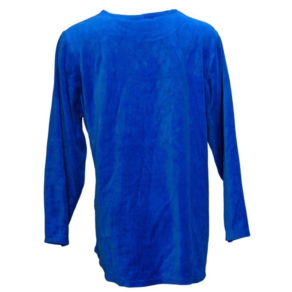 Denim & Co. Active Regular Velour Tunic - Picture 3 of 3